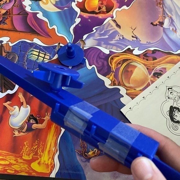 Vintage Aladdin The Magic Carpet Board Game 1992 Disney Kids Toy - Picture 5 of 6